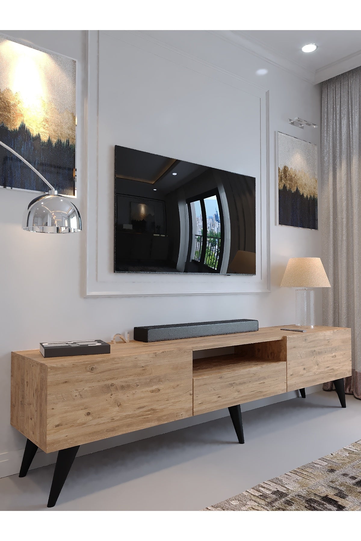 KARNAVAL TV ÜNİTESİ - A1-W1006-6 ÇAM