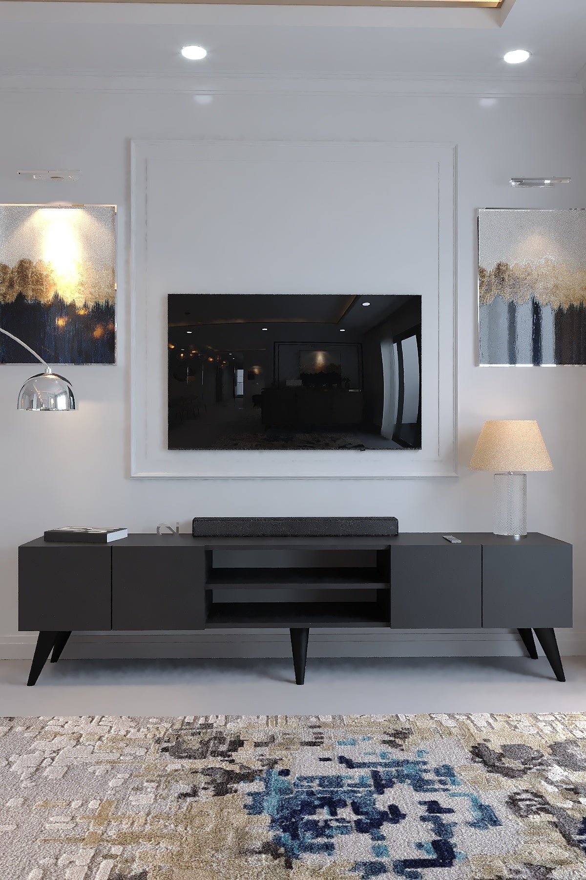 KARNAVAL TV ÜNİTESİ - A1-W1009-4 ANTRASİT