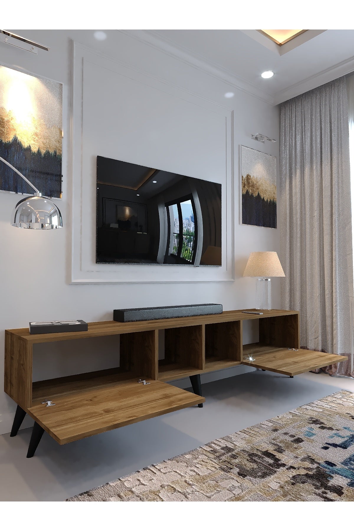 KARNAVAL TV ÜNİTESİ - A1-W1005-2 CEVİZ