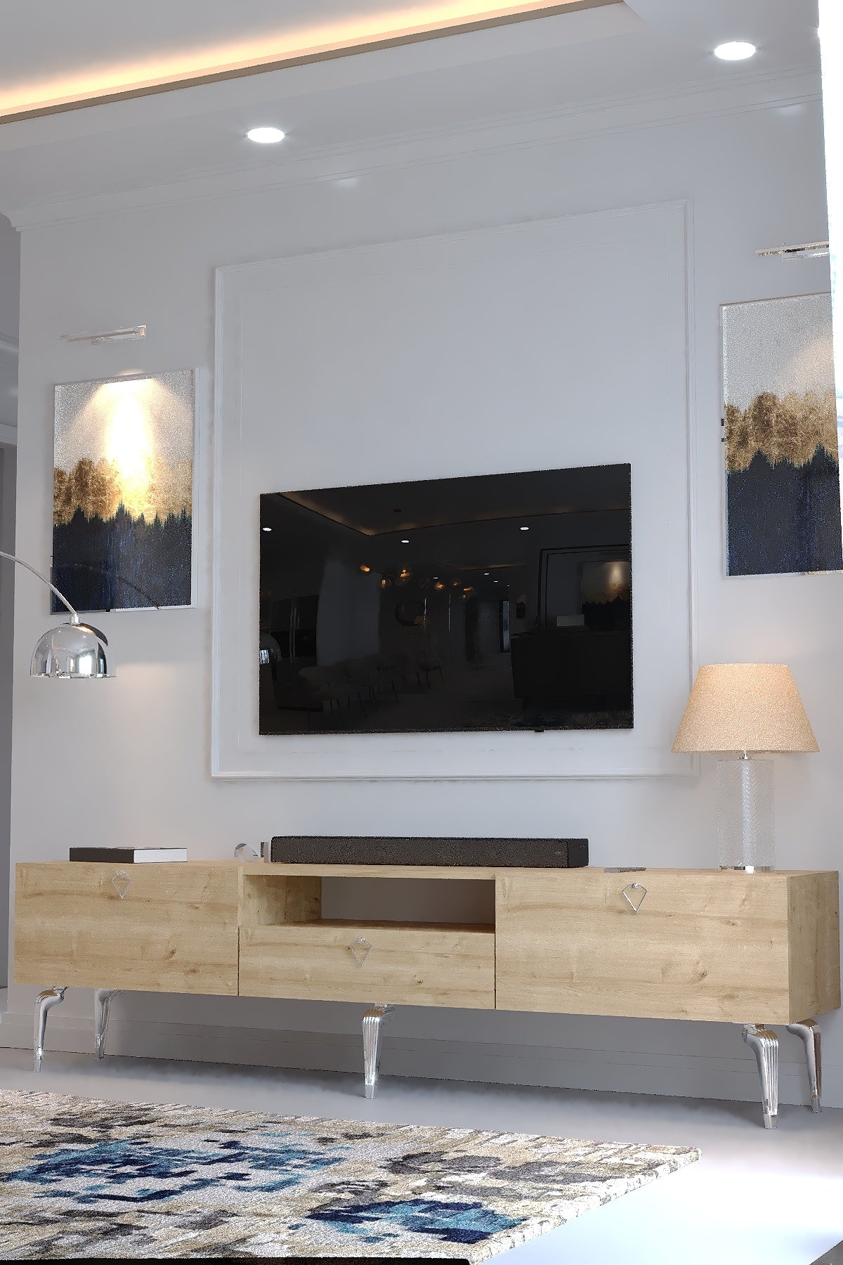 KARNAVAL TV ÜNİTESİ - SA2-2006-9 SAFİR SİLVER