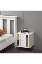 Mdf Beyaz Duvara Monte Komodin DMG1003