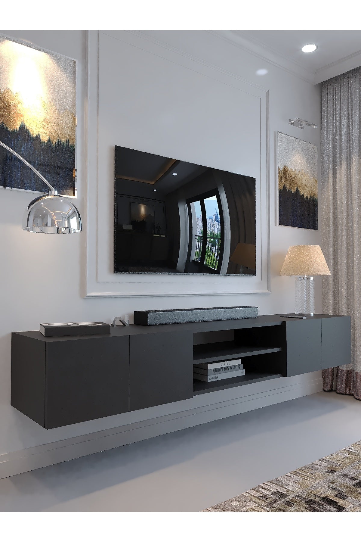 Karnaval Duvara Monte Tv Üni̇tesi̇ - Dm1009-4 Antrasi̇t