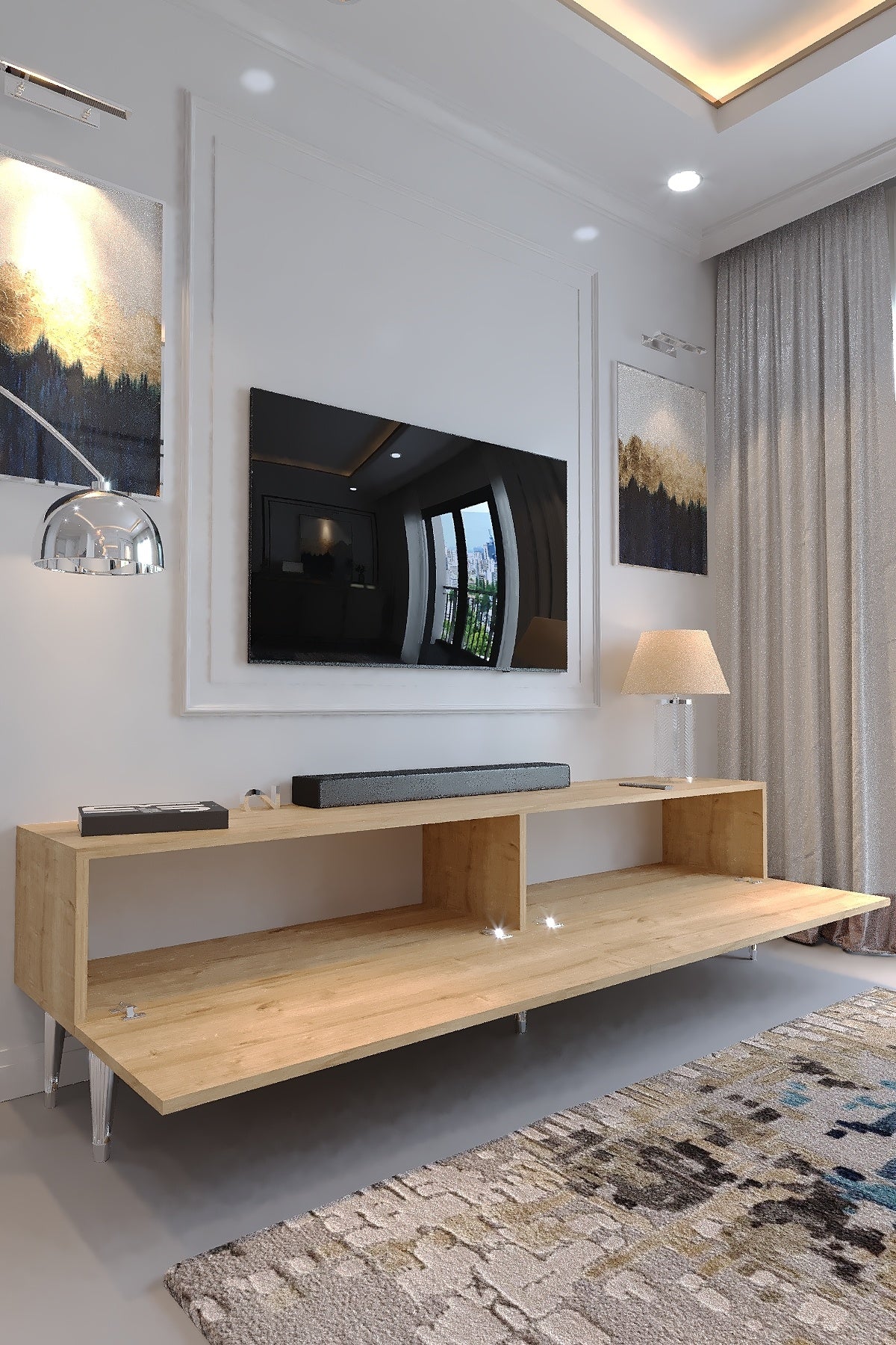 KARNAVAL TV ÜNİTESİ - SA2-2003-9 SAFİR SİLVER