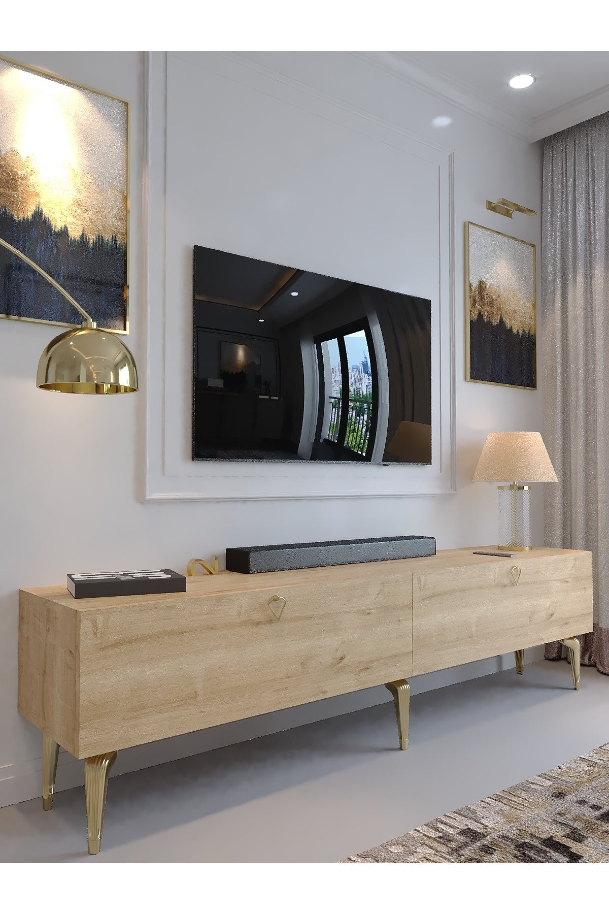 KARNAVAL TV ÜNİTESİ - GA2-1003-9 SAFİR GOLD