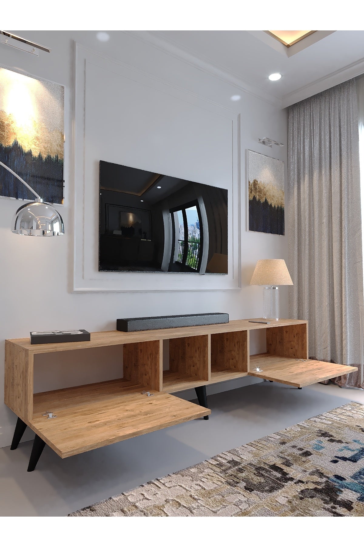 KARNAVAL TV ÜNİTESİ - A1-W1005-6 ÇAM