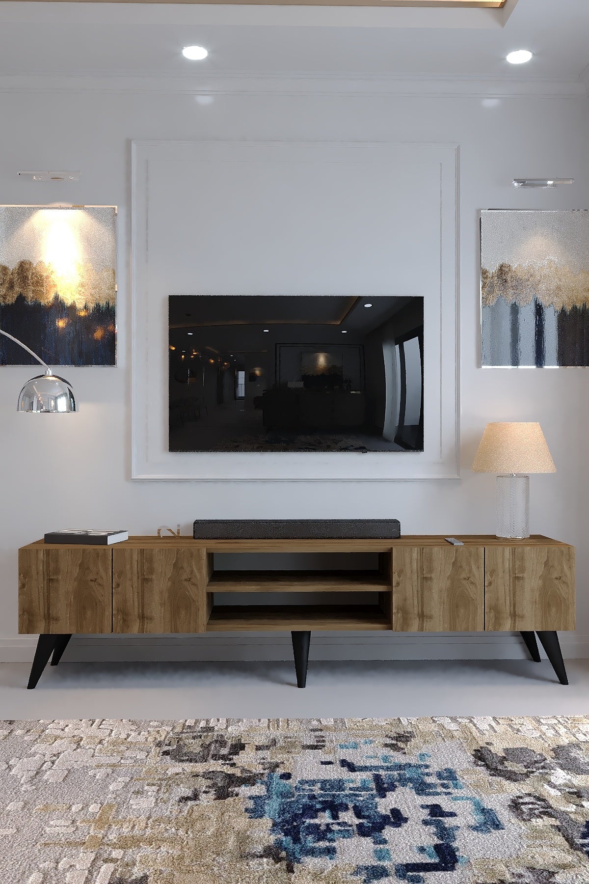 KARNAVAL TV ÜNİTESİ - A1-W1009-2 CEVİZ