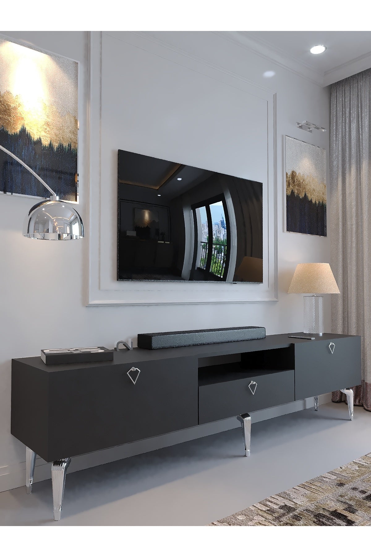 KARNAVAL TV ÜNİTESİ - SA2-2006-4 ANTRASİT SİLVER