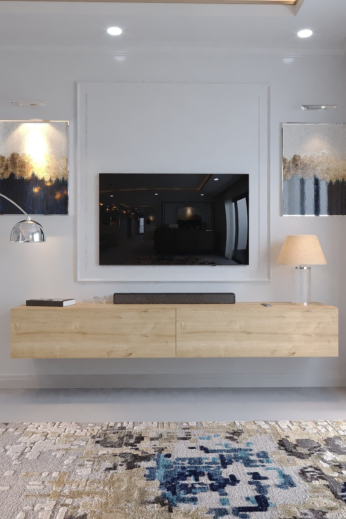 KARNAVAL DUVARA MONTE TV ÜNİTESİ - DM1003-9 SAFİR