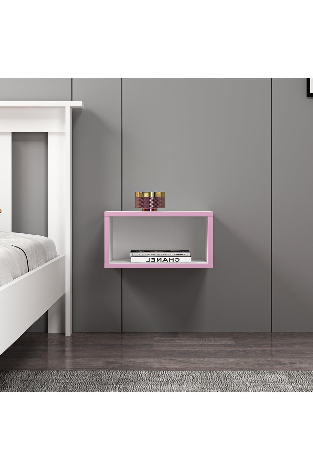 Mdf Beyaz Duvara Monte Komodin DMP1006