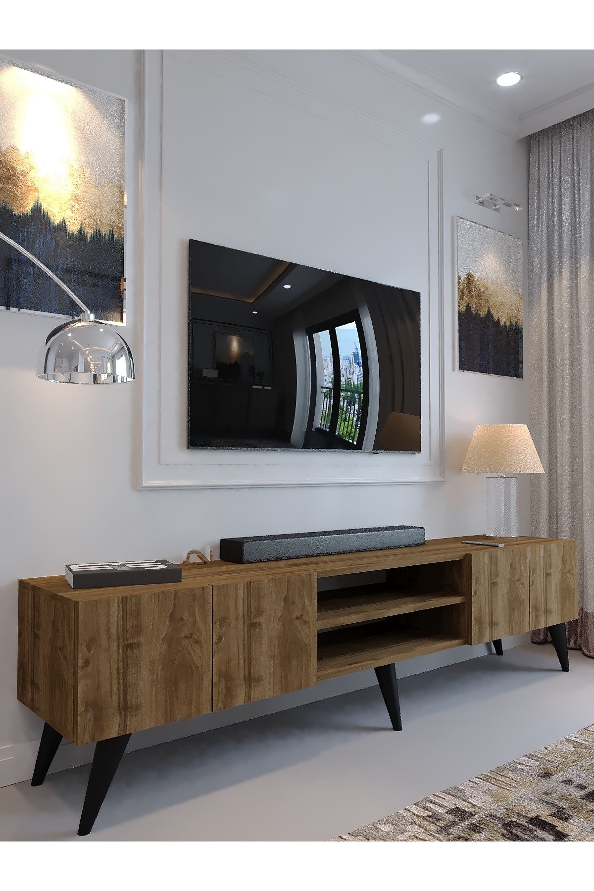 KARNAVAL TV ÜNİTESİ - A1-W1009-2 CEVİZ