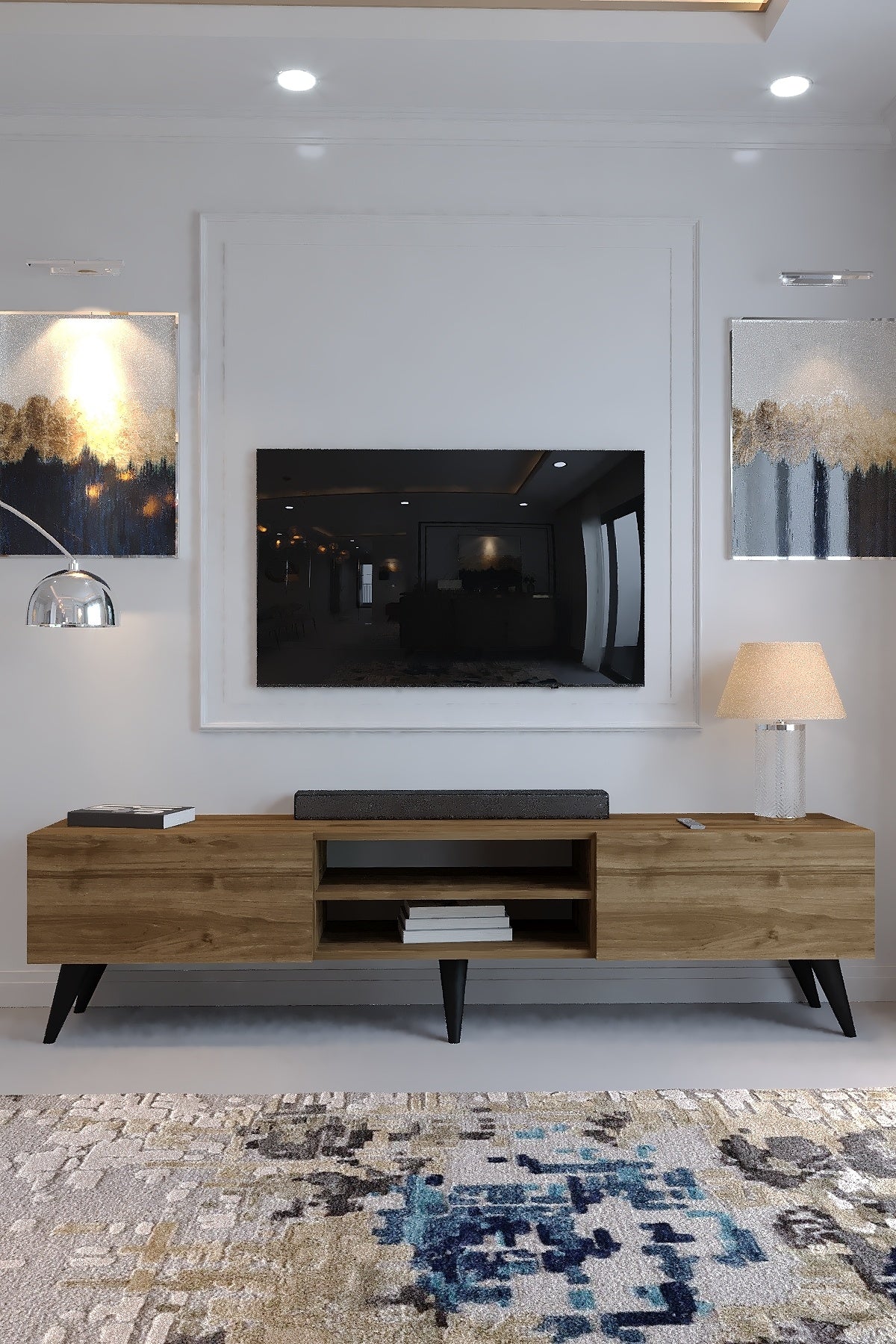 KARNAVAL TV ÜNİTESİ - A1-W1004-2 CEVİZ