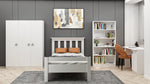 Ninnimo 4 Parçalı Beyaz MDF Yaşam Genç Odası Takımı (Karyola 90x190, Gardırop, Kitaplık ve Çalışma Masası)