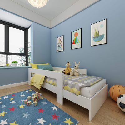 Ninnimo 90x190 Yatak Uyumlu Beyaz MDF Montessori Karyola- MY7-1