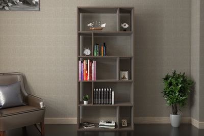 Ninnimo Stylish Kitaplık Ceviz S6 K-1015