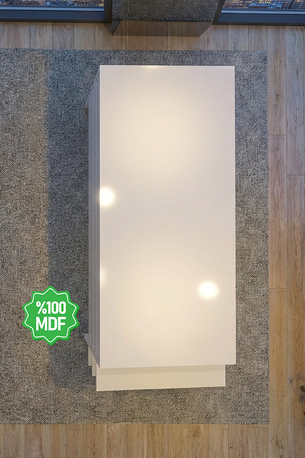 Ninnimo Soft Çalışma Masası Beyaz Mdf Ofis Çalışma Masası