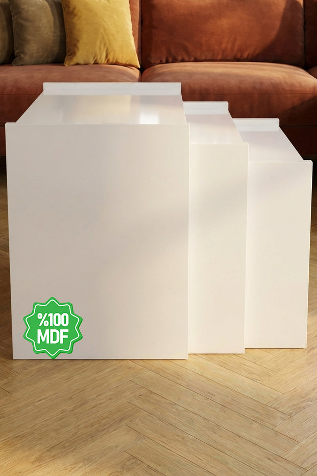 Ninnimo Tavolino 3lü Zigon Sehpa Takımı M-1005